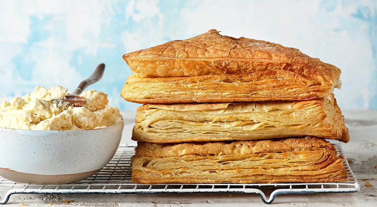 recept z lístkového cesta - Krok za krokom