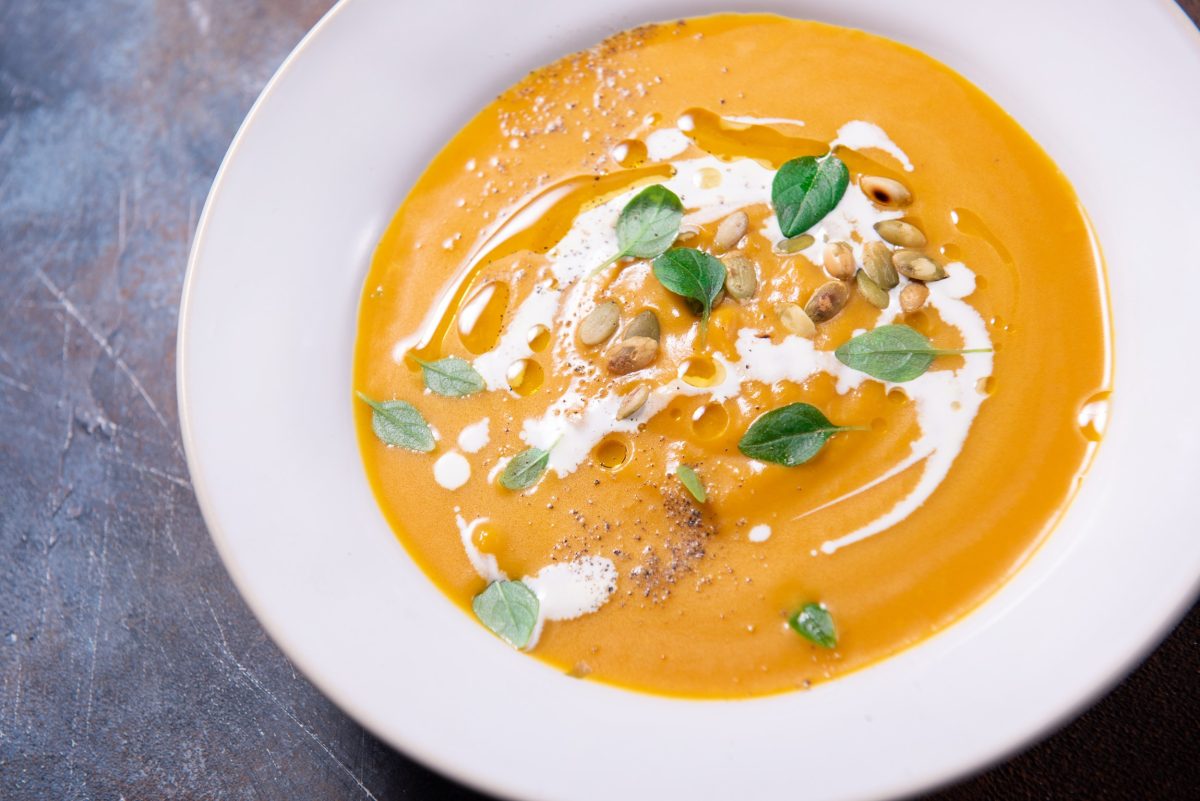 Chutný hokkaido polievka: jednoduchý recept